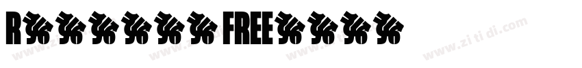 Raimond FREE字体转换